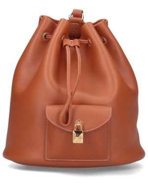 Loro Piana Zaino "Extra Drawstring" - Arancione