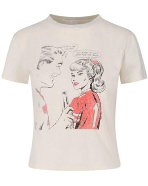 RE/DONE Sports" T-Shirt - White