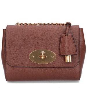 Mulberry Bovine Leather Shoulder Bag For - Purple