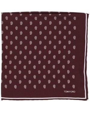 Tom Ford Bright 100% Mulberry Silk Scarf - Purple