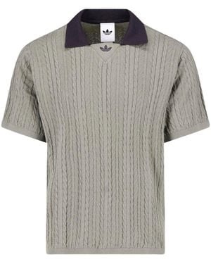 adidas Polo In Maglia - Grigio
