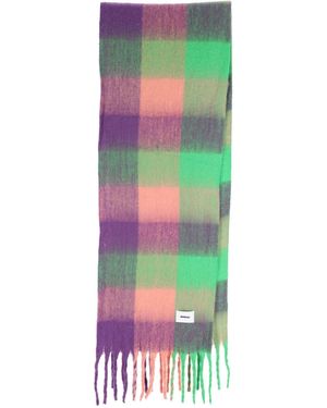 Bonsai 'Check' Scarf - White