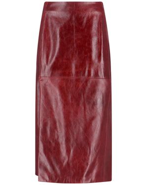 Sportmax Midi Skirt - Red