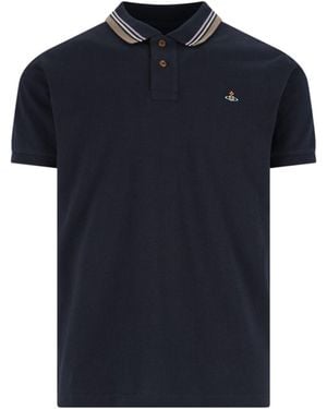 Vivienne Westwood Polo "Orb" - Blu