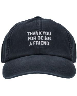 Ami Paris Cotton Baseball Cap - Blue