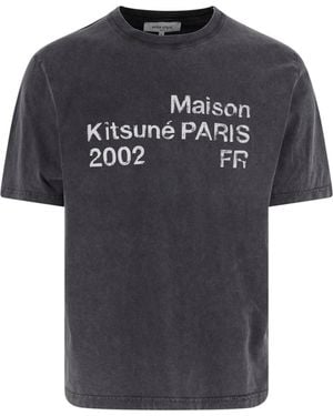 Maison Kitsuné T-Shirt Logo - Black