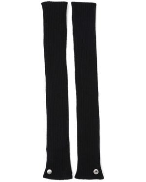 Rick Owens Scaldabraccia In Cashmere - Nero