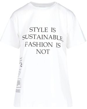 Redemption T-Shirt Slogan - Bianco