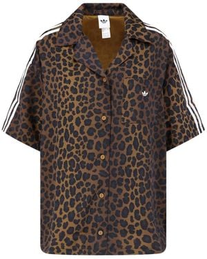 adidas Animal Print Shirt - Brown