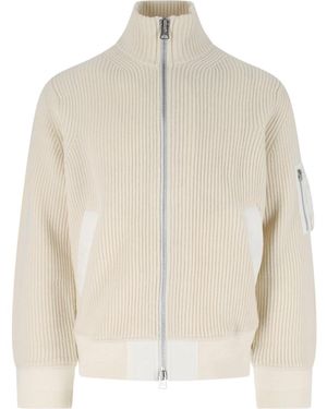 Sacai Zip Cardigan - White