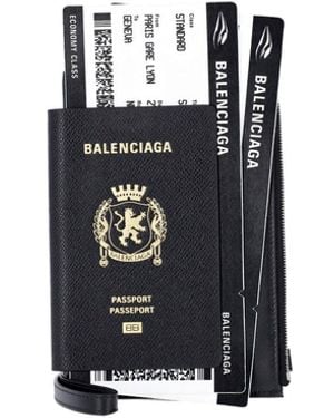 Balenciaga Wallets Calf Leather - Black
