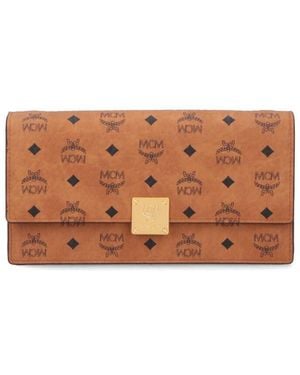 MCM Wallets Polyurethane - White