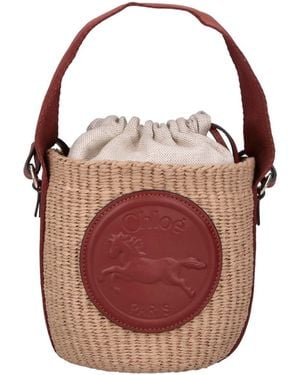 Chloé Borsa Secchiello Piccola "Horse Medal" - Rosa
