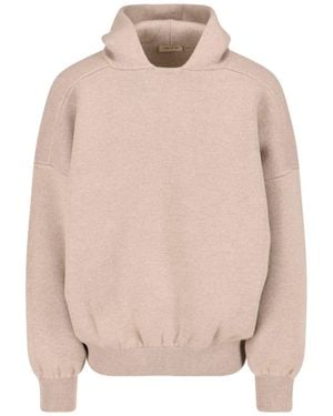 Fear Of God Knitted Hoodie - Pink