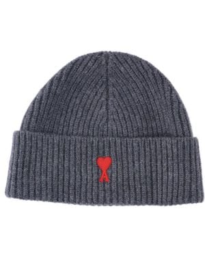 Ami Paris Wool Hat - Blue