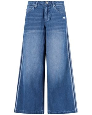 adidas "Adilenium" Wide Jeans - Blue