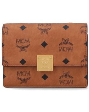 MCM Wallets Polyurethane - White