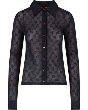 Gucci Maglia "Gg" - Blu