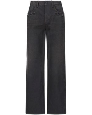 Gucci Flared Jeans "Morsetto" - Black