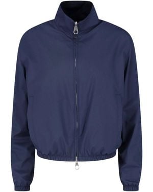 Loro Piana Reversible Bomber Jacket "Windmate" - Blue