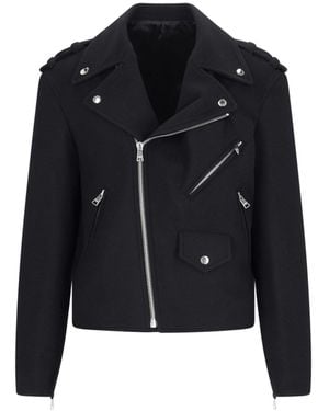 Balmain Giacca Biker - Nero