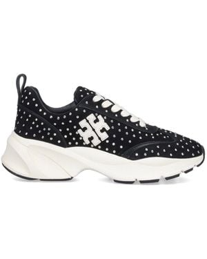 Tory Burch Good Luck Studded Trainer - Black