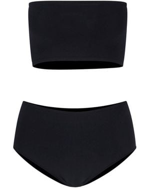 Alaïa Knitted Lingerie Set - Black