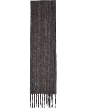 Our Legacy Fringed Brushed Scarf - Brown