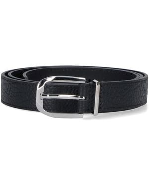 Tonywack Calf Leather Belt - Black