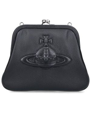 Vivienne Westwood 'Vivienne Clutch' Shoulder Bag - Black