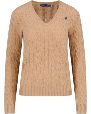 Polo Ralph Lauren Logo Sweater - White