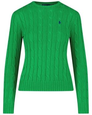 Polo Ralph Lauren 100% Cotton Polo Jumper - Green