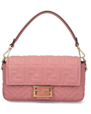 Fendi "Baguette" Bag - Pink