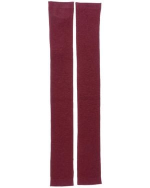 Sa Su Phi Cashmere And Silk Gloves - Red