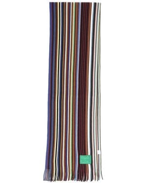 Paul Smith Merino Wool Scarf - Purple