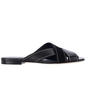 Tod's Tods Sandals Outer: Calf Leather - Black