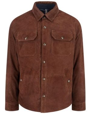 Polo Ralph Lauren Jackets Material 1: Goat Suede - Brown