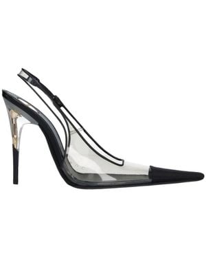 Saint Laurent Slingback Court Shoes “Romy” - Metallic
