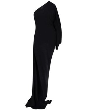 Gucci Asymmetrical Maxi Dress - Black