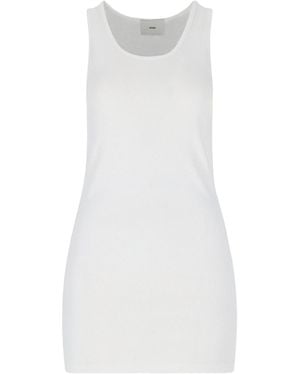 Setchu Abito Mini Logo - Bianco
