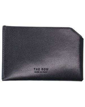 The Row Leather Wallet - Blue