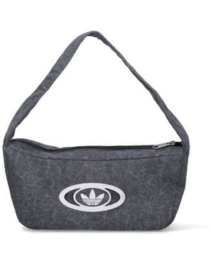 adidas Borsa Tracolla Piccola Logo - Blu