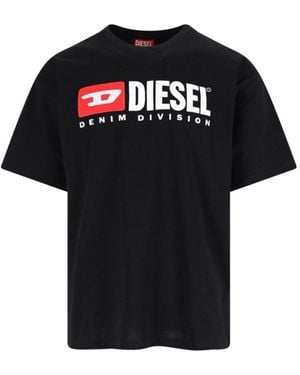 DIESEL 'T-Boxt-Div' T-Shirt - Black