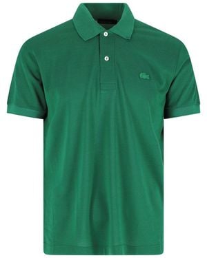 Lacoste Silk Piqué Polo - Green