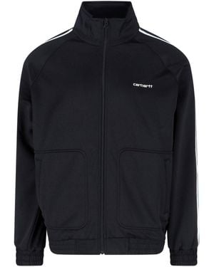 Carhartt Workwear-Style Cotton-Poly Sweatshirt Jumper - Blue