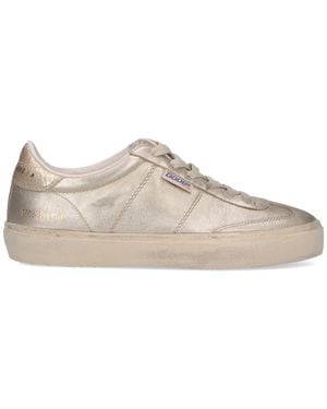 Golden Goose Soul-Star Metallic Goat Leather Trainers