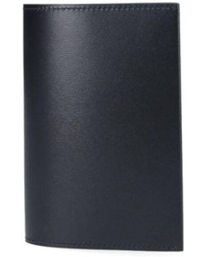 The Row Bi-Fold Passport Holder - Black