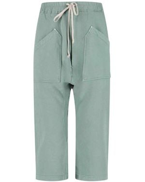 Rick Owens Wide Pants - Green