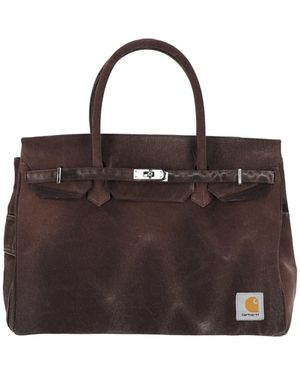 ANOTHER CHANCE Medium Denim Bag - Brown