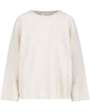 Low Classic Wool Blend Sweater - White